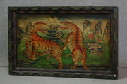 tibet tiger painting furniture deco